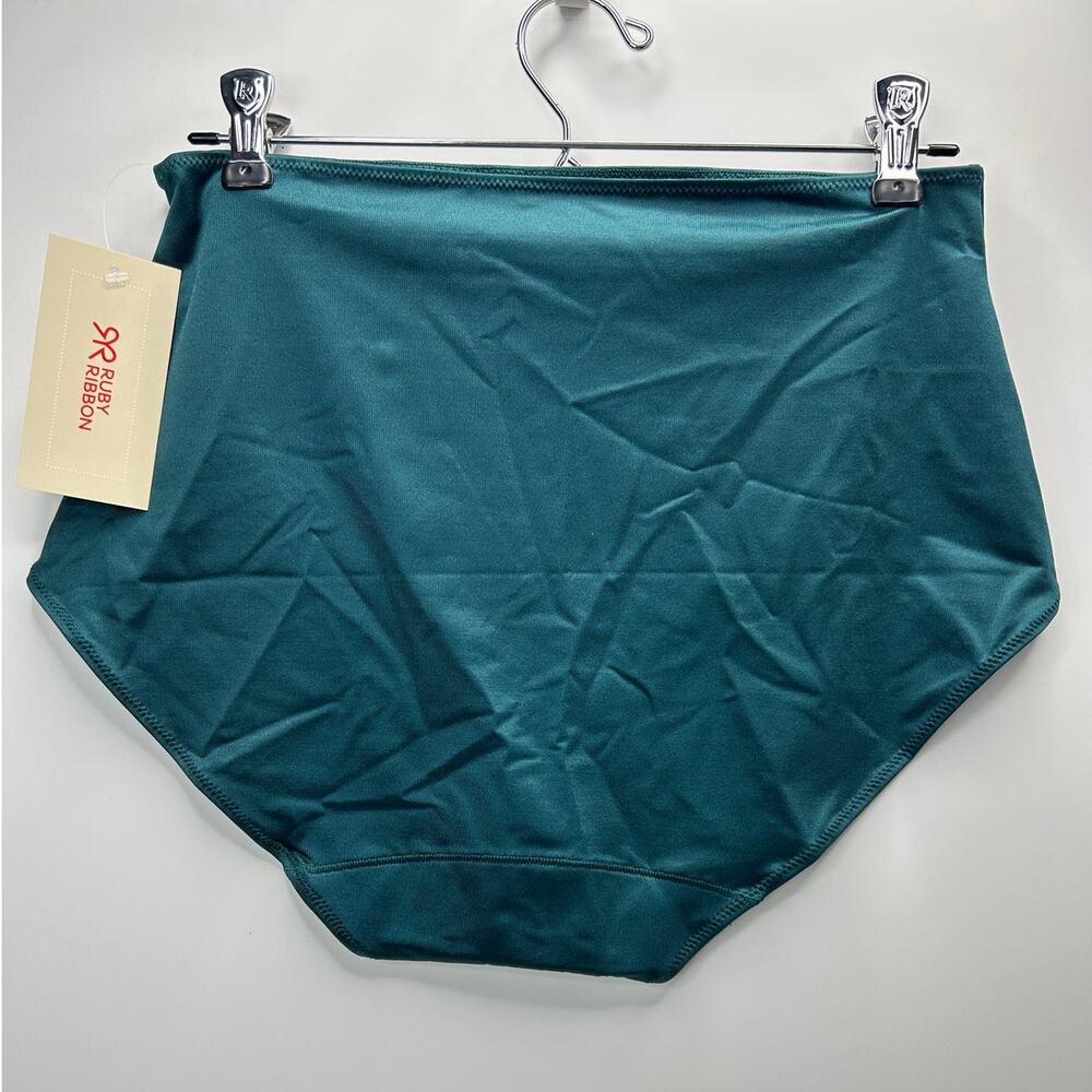 Ruby Ribbon Essential Brief Panty Dark Moss Women's XL NWT - Picture 2 of 4